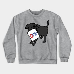 DND Dog say Do not Disturb I am Gaming Crewneck Sweatshirt